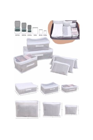 one. Class Travel Luggage Bag Organizer 6 Pieces - Özlem Toys