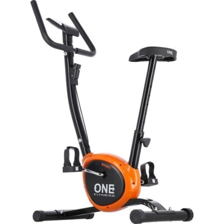 One Fitness Rw3011 model siyah-turuncu renkli egzersiz bisikleti. - One Fitness
