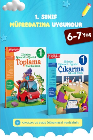 one. Fun-educational Addition and Subtraction Activities Book from the Classroom Mind - Dikkat Atölyesi Yayınları
