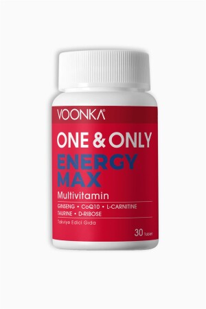 One & Only Energy Max Multivitamin 30 Tablets - Voonka