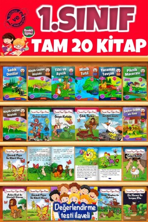 one. Recommended Easy Reading Story Books Set for Classrooms, 20 Pieces - Gönül Yayincilik