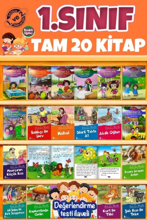 one. Recommended Easy Reading Story Books Set for Classrooms, Full 20 Pieces TYC0042249u - GÖNÜL YAYINCILIK