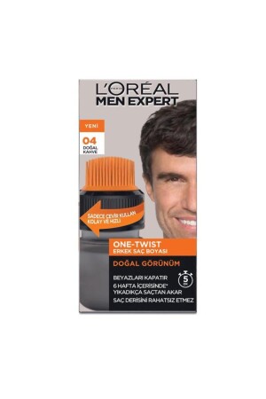 One-twist Men's Hair Dye Brown 04 - L'oreal Paris Men Expert