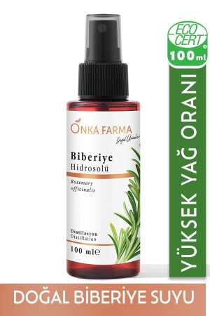 Onka Farma Rosmarinwasser – Hydrosol Tonic, ölfreier natürlicher Inhaltsstoff - Onkafarma