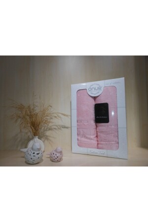 Onur Bambus-Box-Badeset (2 Stück) ONRBkHT2Pp - Onur Home Collection