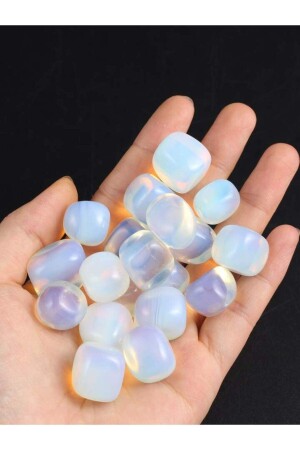 OPALITE ( OPAL ) ( MOON STONE ) TUMBLED NATURAL STONE CERTIFIED Cessnova - Cessnova