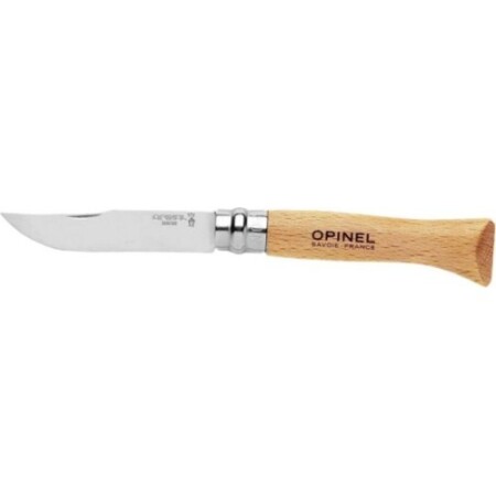 Opinel 12 Paslanmaz Çelik Bıçak, Kayın Ağacı - Opinel
