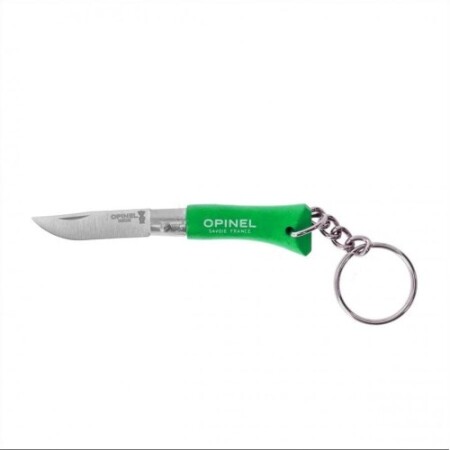 „Opinel Colorama 02 inox grab green“ Schlüsselanhängermesser - Opinel