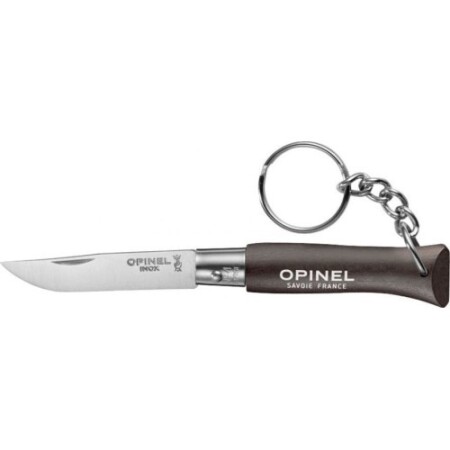 Opinel Colorama 04 Inox Grab zincirli bıçak, siyah - Opinel
