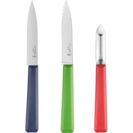 Opinel Essentials Üçlü Mutfak Bıçak Seti - Opinel