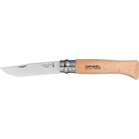 Opinel-Messer 8, Edelstahl, Buchenholz - Opinel