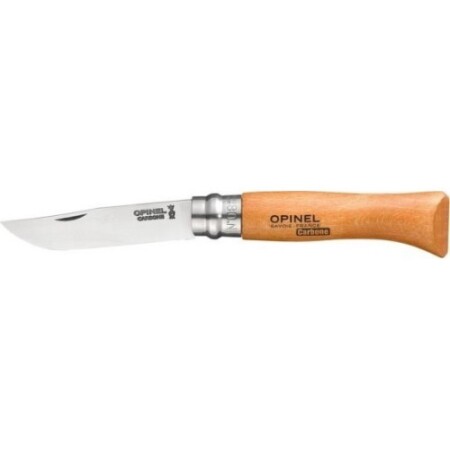 Opinel-Messer Nr. 8, Kohlenstoffstahl, Buchenholz - Opinel