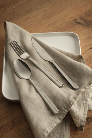 Optima Porto 30 Piece Steel Fork Spoon Knife Set M40131510-41630 - Hisar