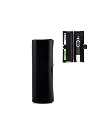 Oral B Electric Toothbrush Protection Container Hygienic Storage Container Compatible for All Models Black - Ibrush
