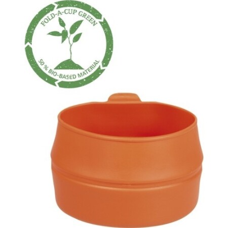 ORANGE FOLD-A-CUP® ′GREEN′ COLLAPSIBLE CUP 200 ML - MIL-TEC