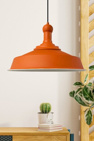 Orange Noble Orange Long Knob Headboard Retro Pendant Lamp Restaurant Living Room Lighting BMM2013LTOB - Bamyum