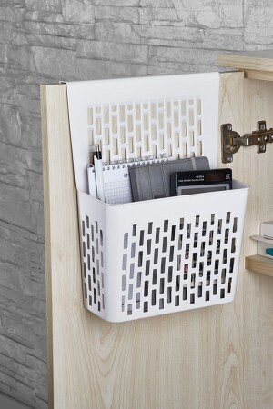 Org-52 Hangable Kitchen Bathroom Cabinet Organizer Organizer Detergent Holder - White - Porsima