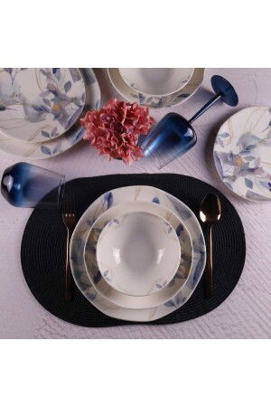 Organic 24 Piece Dinner Set for 6 People - Db1573 14562 - Tulü Porselen