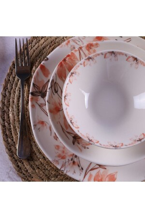 Organic 24 Piece Dinner Set for 6 People - Db874 420 - Tulü Porselen