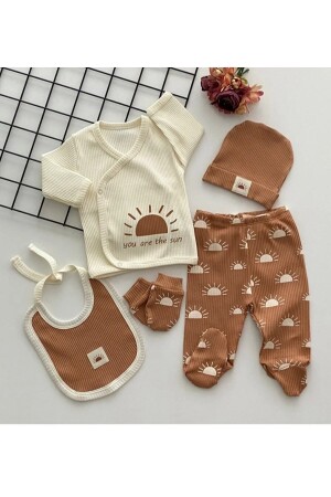 Organic Fabric Twill 5 Piece Hospital Release Set - Derinbebe