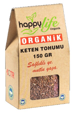Organic Flax Seed 150gr - Happy Life