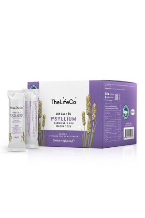 Organic Psyllium Calendula 240 G (4 G X 60 Sticks) (gluten-free - Vegan) - Thelifeco