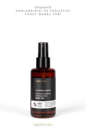 Organic Revitalizing Revitalizing and Renewing Body Massage Oil 100ml - Qaratau