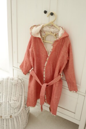 Organic Special Woven 4 Layer Muslin Bathrobe B4013 - Mujo Baby&Kids