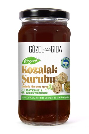 Organik Kozalak Şurubu 230 ml ( Çam Kozalağı Şurubu ) - Güzel Ada Gıda