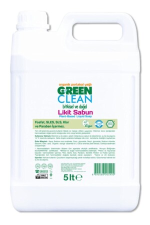Organik Portakal Yağlı Likit Sabun 5000 ml trend24-242 - Green Clean