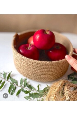 Organizer Wicker Basket 20x8cm Hsr20x8 - Hediyeninellitonu