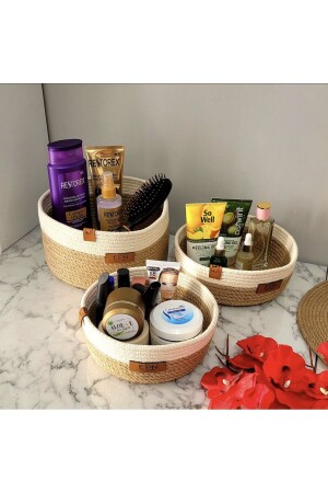 Organizer Wicker Basket Set of 3 - Epncollection