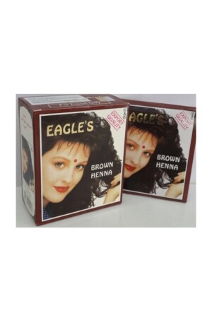 Original braunes indisches Henna, 6er-Pack - Eagles