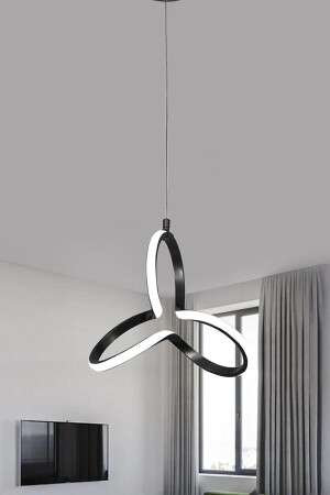 Original Clover Modern Black Case White Light Led Chandelier Clover Led Chandelier clover - RANSOM