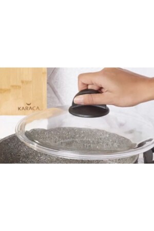 Original Handle and 26 Cm Pyrex Glass Lid for Rice Pot (Attention, It is Only Glass and Handle. ) 13050026 - arcaK2