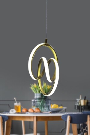 Original Signature Modern Gold Case White Light LED Chandelier Signature LED Chandelier TYC00625160992 - RANSOM