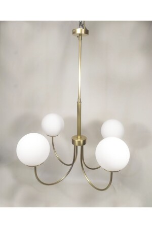 Orillia 4 Arm Chandelier Matte Gold orllamat4pcs - ekiLamp