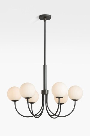 Orillia - 6 Arm Chandelier (Matte Black) 200913190645 - ekiLamp