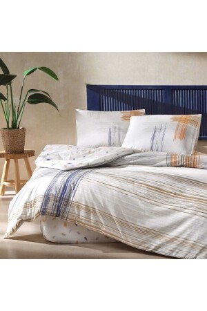- Orion Double Cotton Duvet Cover Set dop12239886igo - Taç