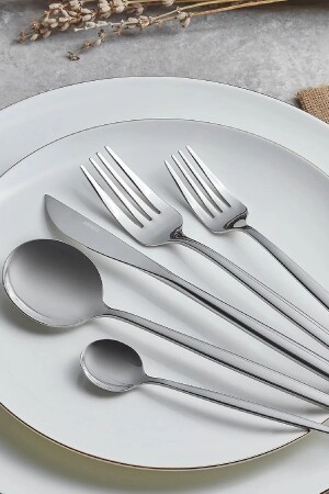 Orion Platin 30 Piece Fork Spoon Knife Set for 6 People 153. 03. 08. 1910-1 - Karaca