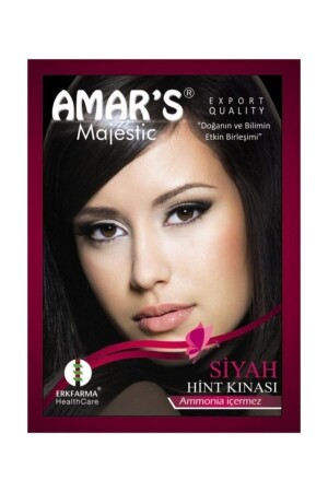 Orjinal Hint Kınası (hindistan'dan Ithal) (siyah) BS-40084 - Amars