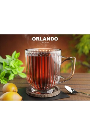 orlando mug with handle set of 6 - City Glass
