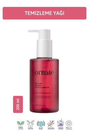Ornate Cleansing Oil for Face and Body, suitable for all skin types, 200ml - Ornate