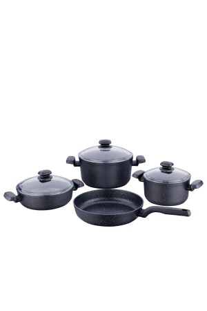 Ornella 7 Piece Cookware Set 9080201A2609 - KORKMAZ