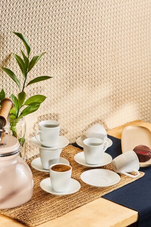 Ortaköy Set of 6 Coffee Cups 90 Ml 600. 15. 01. 2408 - Emsan