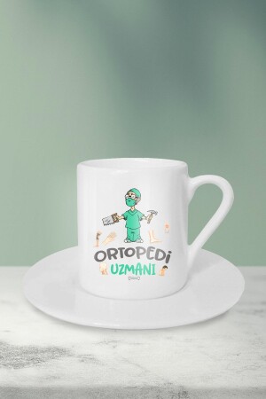 Orthopedic Specialist Printed Turkish Coffee Cup TKF-1769 - WixelArt