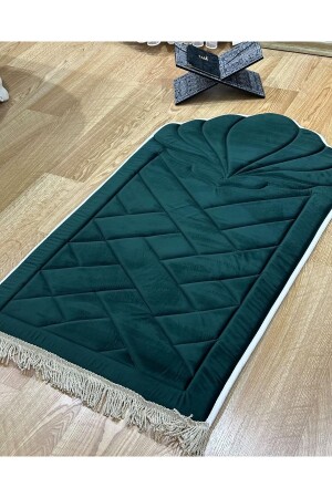 Orthopedic Sponge Prayer Rug Doesn't Hurt Knees Velvet Prayer Rug - Lüks Home