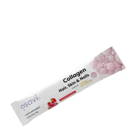 Osavi Collagen Hair, Skin and Nails (1 Sachet, Rhubarb Strawberry) - Osavi
