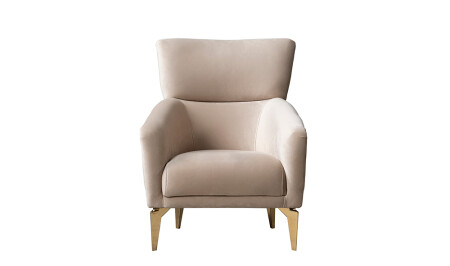 Oscar Gold Armchair V3 - Cadde Yıldız