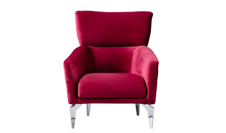 Oscar Silver Armchair - Cadde Yıldız
